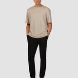 Schweres Box-Fit-T-Shirt Legacy Steinbeige