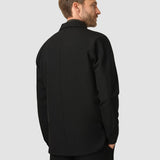 Schwer Edition Übergangs Overshirt Schwarz Melange