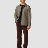 Schwer Edition Übergangs Overshirt Khaki Melange
