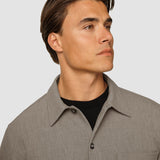 Schwer Edition Übergangs Overshirt Khaki Melange