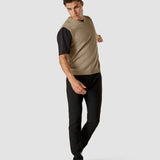 Grobstrickweste Khaki Molinaire