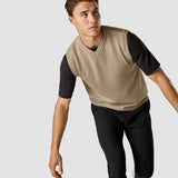 Grobstrickweste Khaki Molinaire