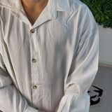 Elegantes Oversize-Hemd Weiß