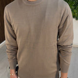 Feinstrickpullover WIMBLEDON HASSELNUSS