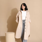 Bouclé-Kleid Hemd