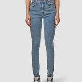 Sculpt Jeans Slim Snow Blau Wash