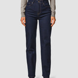 Jeans Straight Fit Dunkel Blau