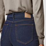 Jeans Straight Fit Dunkel Blau