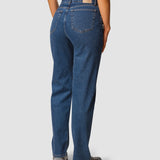 Jeans Straight Fit Medium Blau