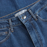 Jeans Straight Fit Medium Blau