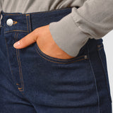 Jeans Tapered Dunkel Blau
