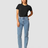 Jeans Tapered Snow Blau Wash