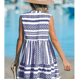 Katrina - Geometrisches Sommerkleid
