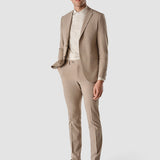Essential Blazer Slim Sandkörnung
