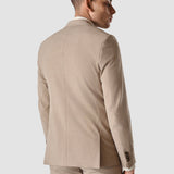 Essential Blazer Slim Sandkörnung