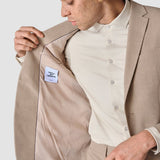 Essential Blazer Slim Sandkörnung