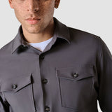 Overshirt Grau