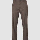 Siena Hose Relaxed Fit Dunkelkastanien-Melange