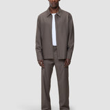 Siena Hose Relaxed Fit Dunkelkastanien-Melange