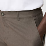 Siena Hose Relaxed Fit Dunkelkastanien-Melange