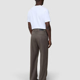 Siena Hose Relaxed Fit Dunkelkastanien-Melange