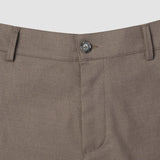 Siena Hose Relaxed Fit Dunkelkastanien-Melange