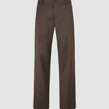 Siena Hose Relaxed Fit Fischgrät Dunkelbraun