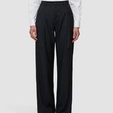Damen Skye Hose Weit Schwarz