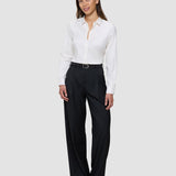 Damen Skye Hose Weit Schwarz