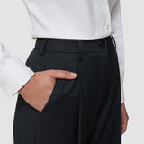 Damen Skye Hose Weit Schwarz