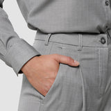 Skye Damenhose weit Mellow Beige Fischgrät
