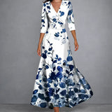 CALLA | Sculpting Floral Maxi Kleid für elegante Selbstsicherheit