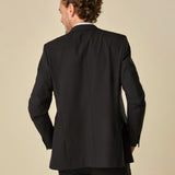 Essential Blazer Regular Schwarz Kariert