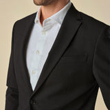 Essential Blazer Regular Schwarz Kariert