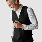 Essential Weste Schwarz