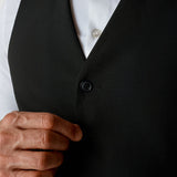 Essential Weste Schwarz