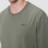Supima T-Shirt Box Fit Legacy Clover Grün