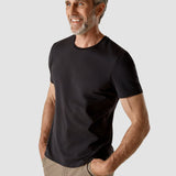 Supima-T-Shirt Schwarz