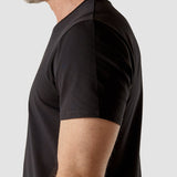 Supima-T-Shirt Schwarz