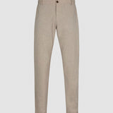 Technische Leinenhose elastisch roh beige