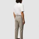 Technische Leinenhose elastisch roh beige