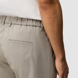 Technische Leinenhose elastisch roh beige