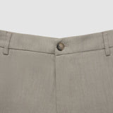 Technische Leinenhose elastisch roh beige