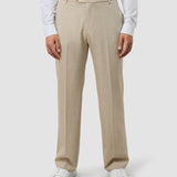 Tech-Leinenanzughose Relaxed Fit Sandshell