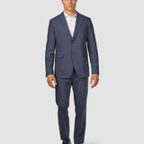 Tech-Wollblazer Marineblau Regular