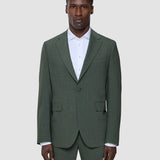 Tech-Wollblazer Grün Nacht Regular