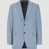 Tech-Wollblazer hellblau Regular