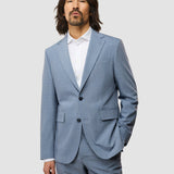 Tech-Wollblazer hellblau Regular