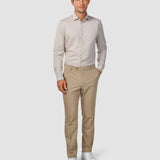 Technische Wollanzughose Regular Sand