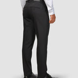 Tech-Wollanzughose Regular Schwarz
